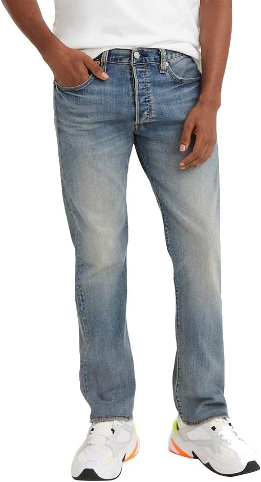 Man wearing levi's 501 jeans
