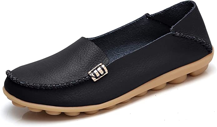 Durable Leather Flats