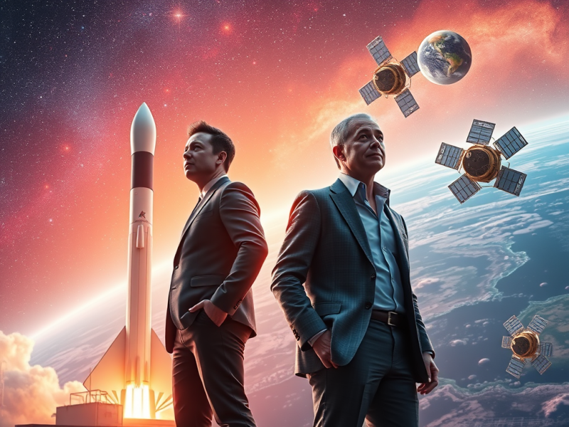 贝佐斯与马斯克竞相布局太空数据中心