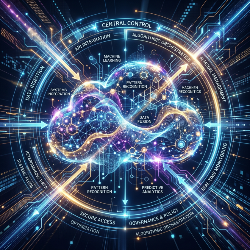 Digital cloud network integrating data ingestion, machine learning, predictive analytics, and real-time monitoring
