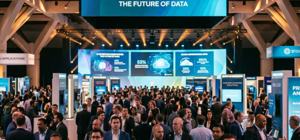 Crowd of professionals attending Snowflake Summit 2026 AI enterprise innovations conference