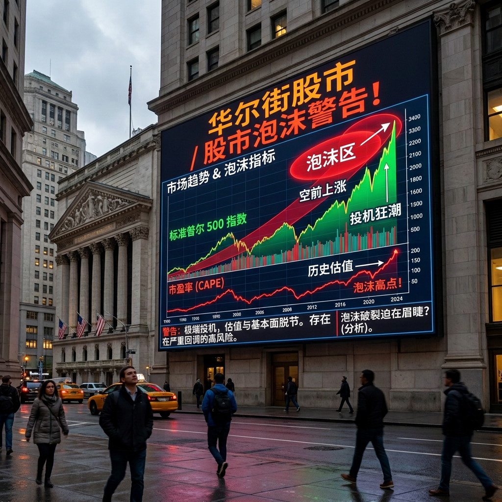 分析师：美股”双重泡沫”隐现，一旦破裂或引发崩盘