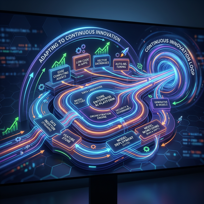 Enterprise AI architecture adapting to continuous innovation