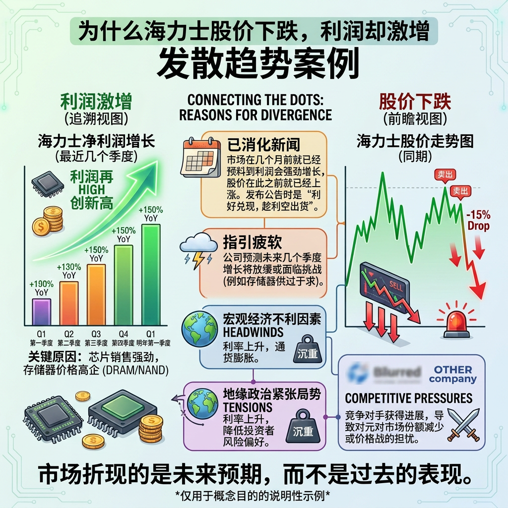 SK海力士季度利润达640亿美元，为何仍令芯片股投资者失望？