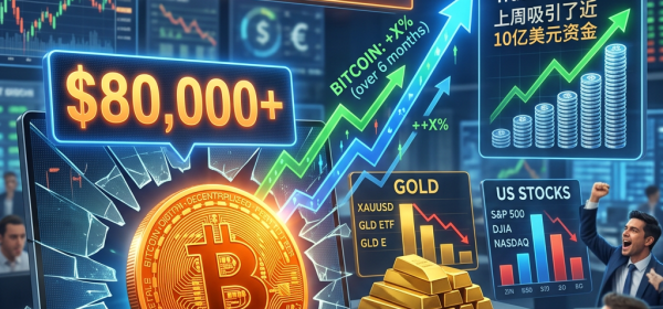 比特币黄金与美国股市表现对比