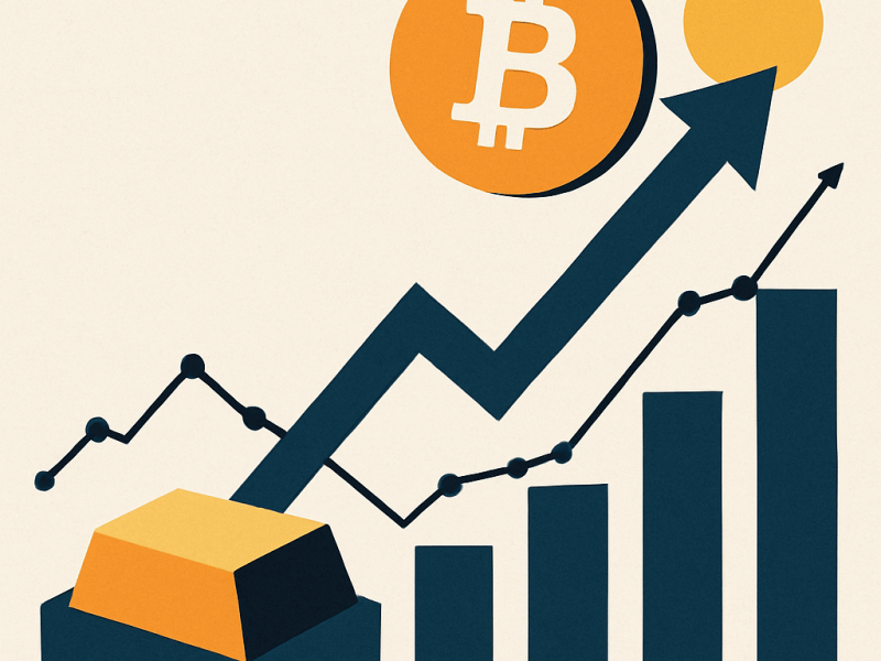 比特币半年表现力压股票与黄金，现已突破8万美元大关